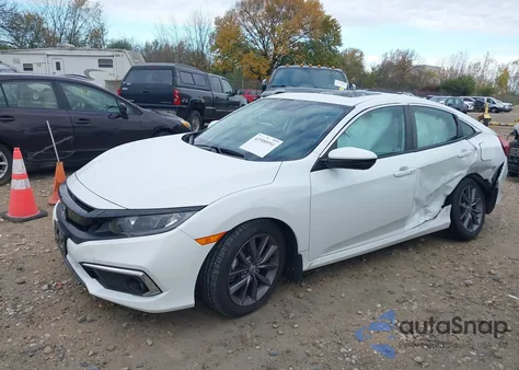 2021 Honda Civic Ex из США, поврежденный, VIN 19XFC1F35ME208610